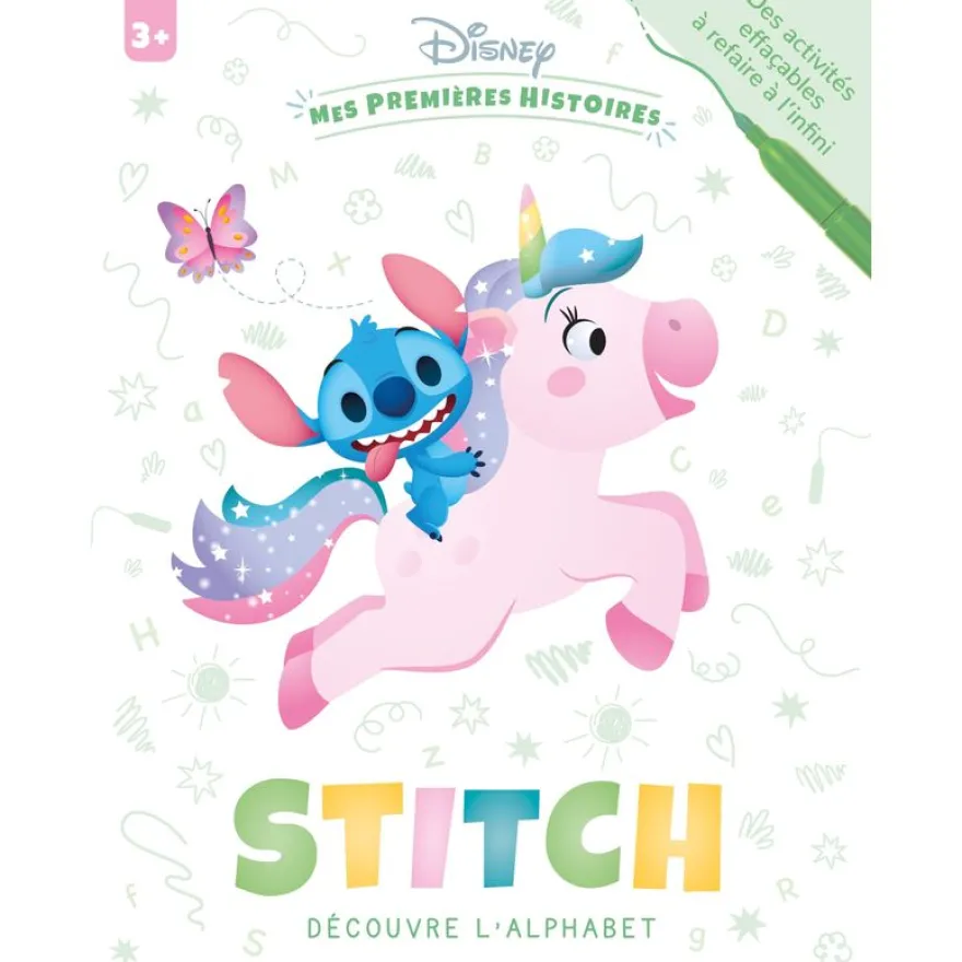 DISNEY BABY - Mes Premières Histoires - Cahier d'activités - Stitch découvre l'alphabet