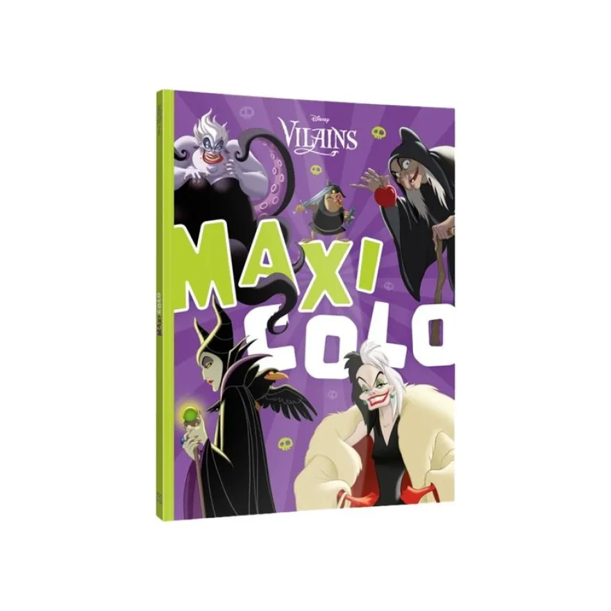Disney Maxi Colo - Vilains - livre à colorier