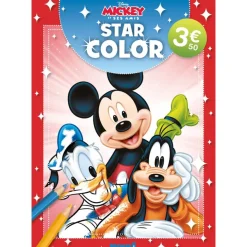 Disney Mickey et ses amis - Star Color - Livre coloriage - Livre coloriage 4 ans - Livre coloriage Disney - Livre coloriage Mickey
