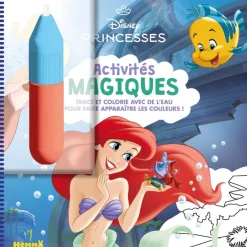Disney Princesses - Activités magiques - Livre d'activités et de coloriage magique à l'eau avec un feutre - Dès 3 ans