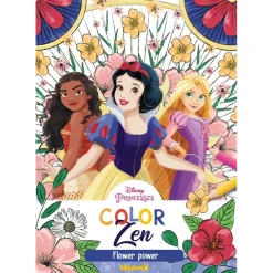 Disney Princesses - Color Zen - Flower Power - Livre de coloriage - Dès 6 ans