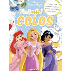 Disney Princesses - Fantastic' colos - Gros livre de coloriage - Dès 5 ans
