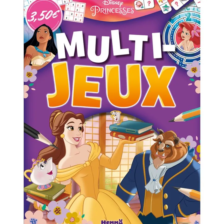 Disney Princesses Multi-jeux Livre d'activités Dès 5 ans