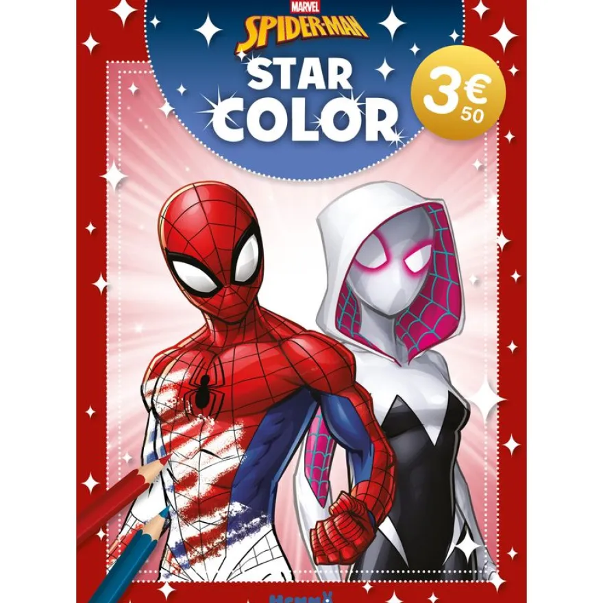 Disney Spider-Man - Star Color - Livre coloriage - Livre coloriage 4 ans - Livre coloriage Marvel - Livre coloriage Spider-Man