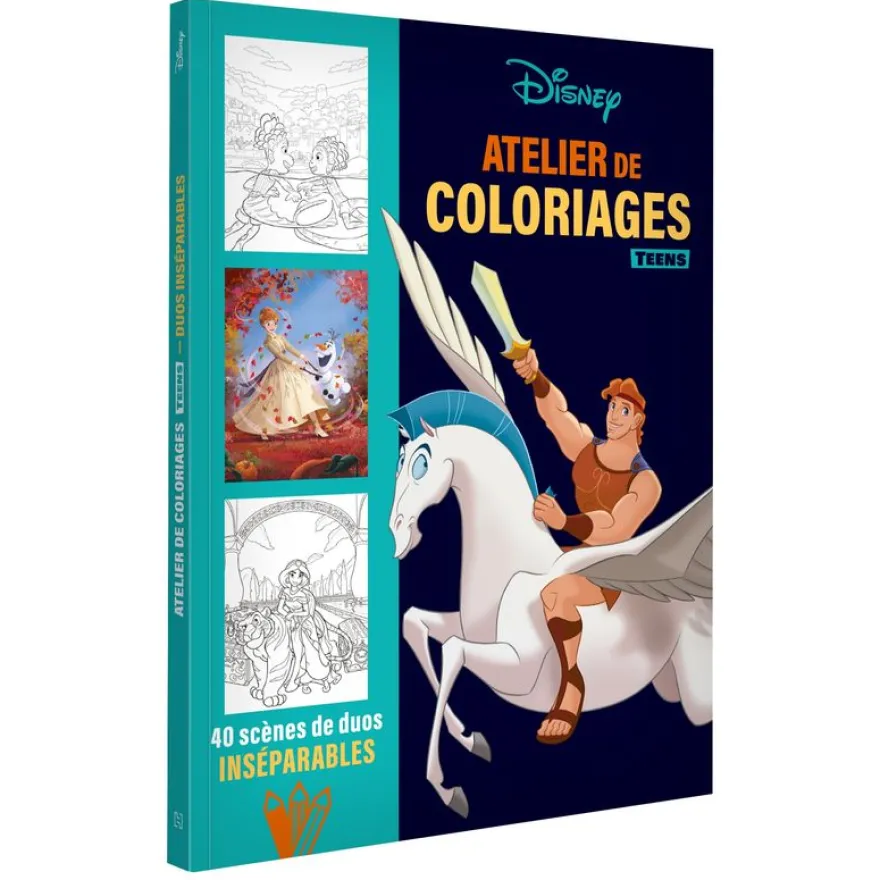 DISNEY TEENS - Atelier de coloriages - Les duos inséparables