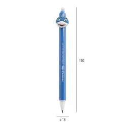 Duo de stylos effaçables requin et pingouin Back2Fun - encre bleue et pointe fine 0,5 mm