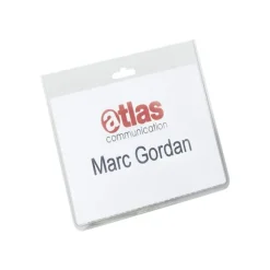 Durable - 5 Pochettes porte-badge nominatif - pour 60 x 90 mm - transparent