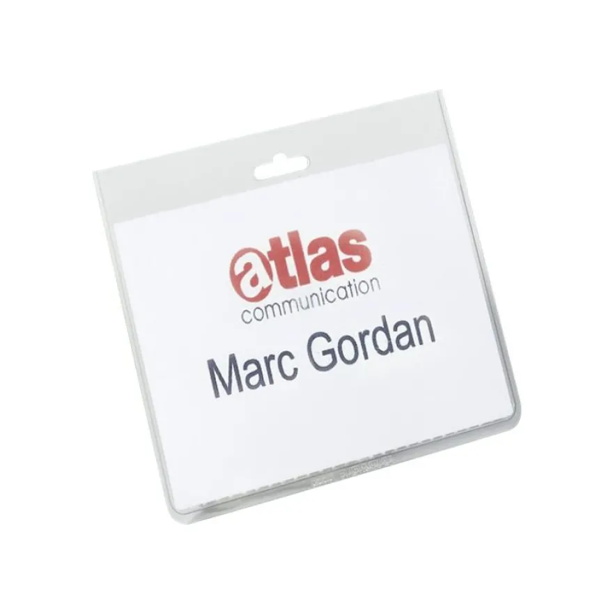 Durable - 5 Pochettes porte-badge nominatif - pour 60 x 90 mm - transparent