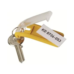 Durable - 6 porte-clés plastiques Key Clip - couleurs assorties