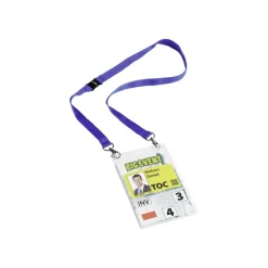 Durable - 10 Portes badge de nom avec cordon - A6