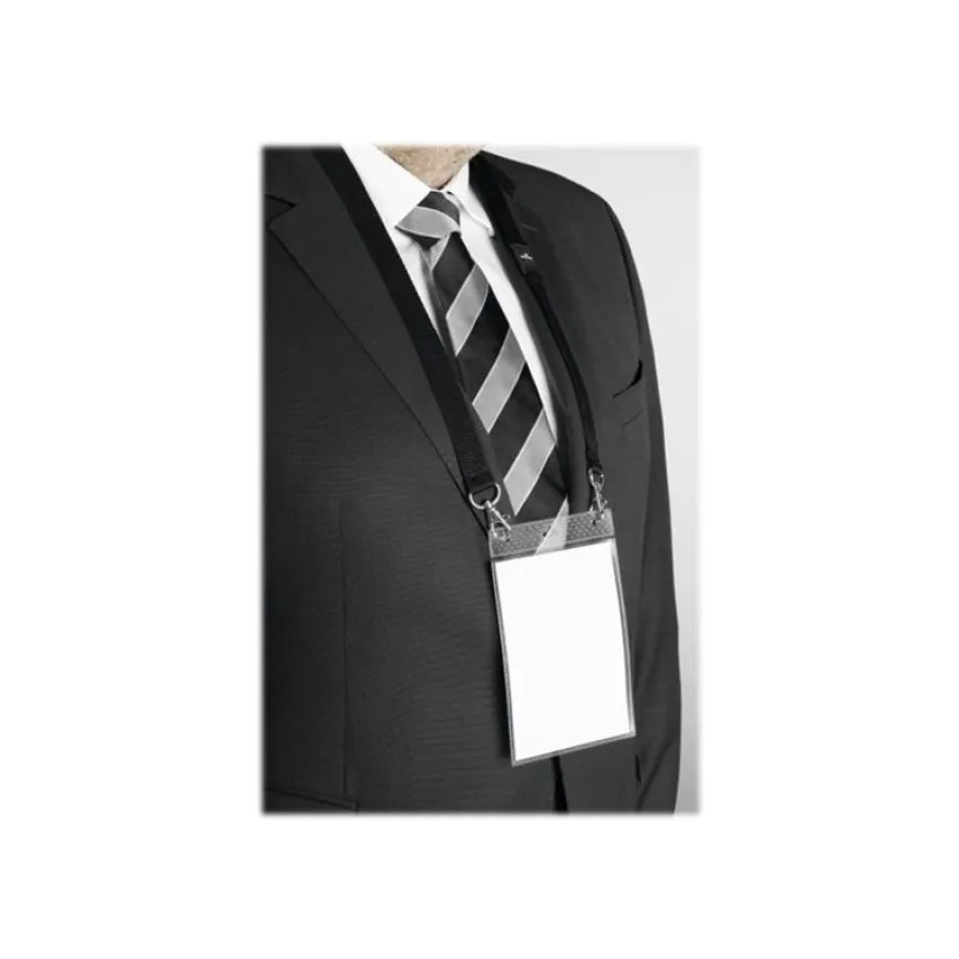 Durable - 10 Portes badge événementiel A6 - avec lacet textile
