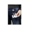 Durable - Enrouleur de badge - bouton pression clip noir