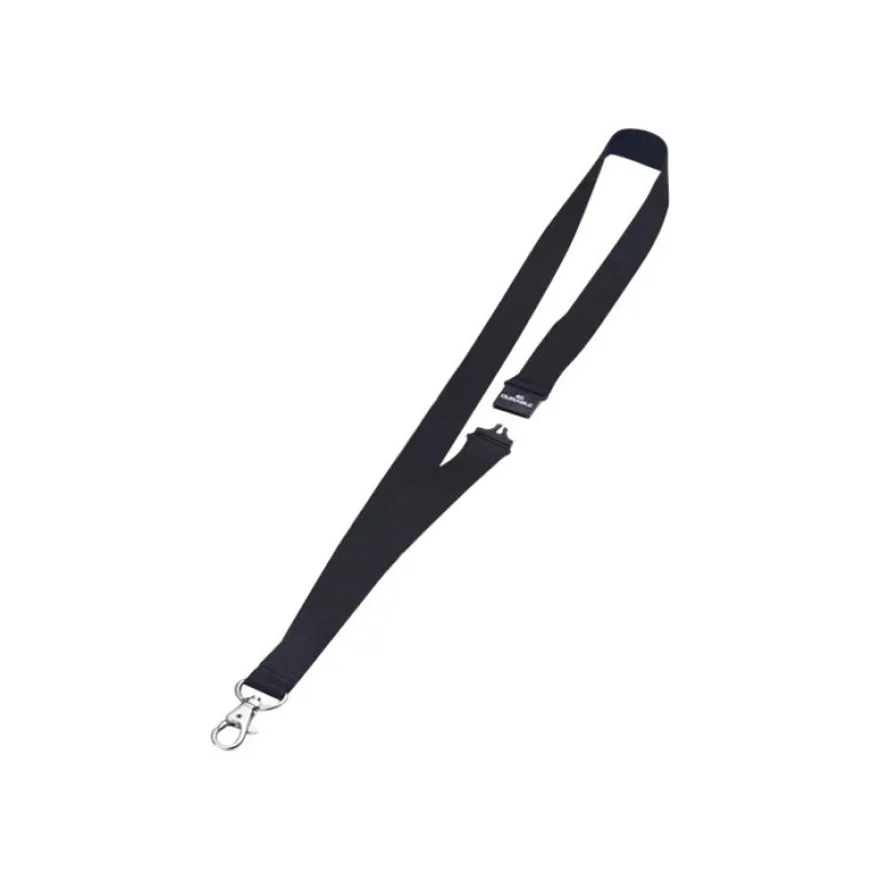 Durable - Lacet pour badge - cordon détachable - noir
