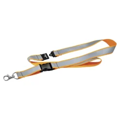 Durable - Lacet textile pour badge - système anti-étranglement - orange