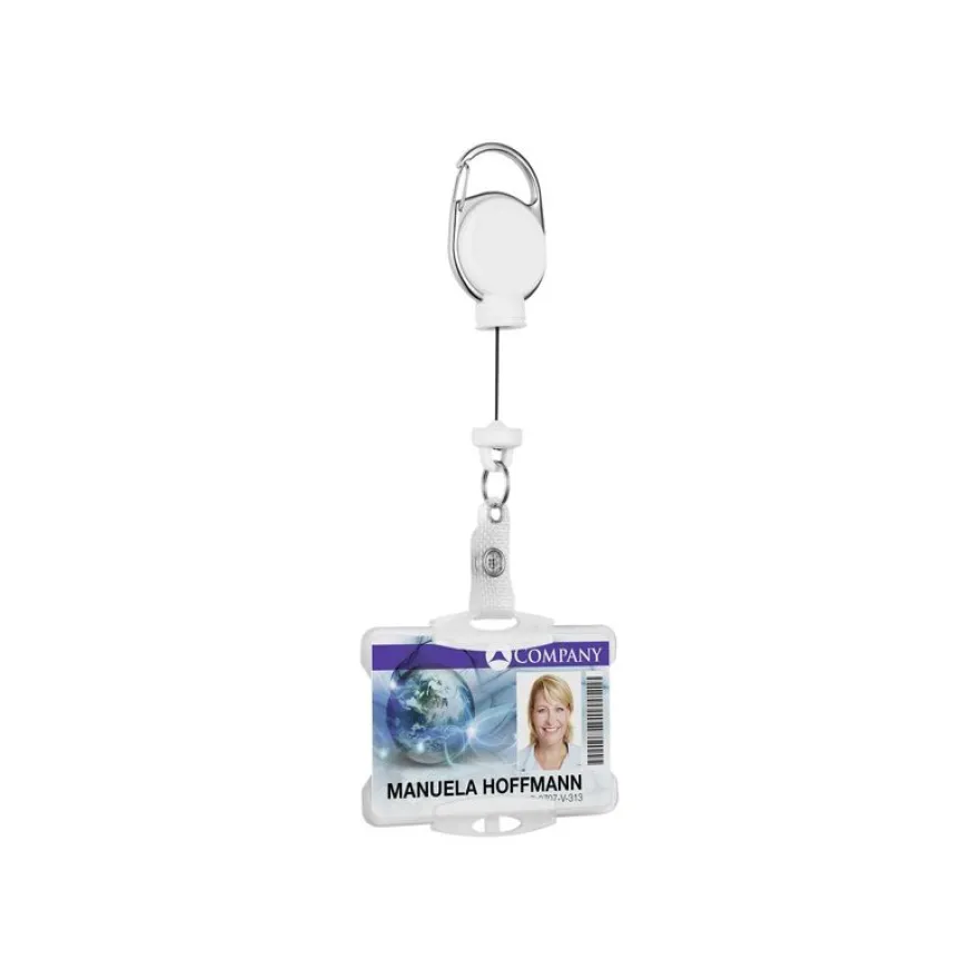 Durable - Porte-badge blanc - 54 x 87 mm