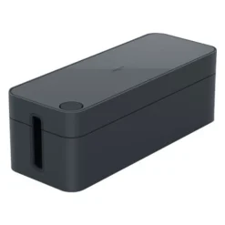 DURABLE CAVOLINE BOX S - boîtier range câbles - l246 x H116 x P128 mm - graphite