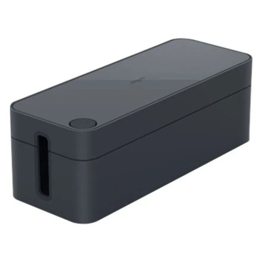 DURABLE CAVOLINE BOX S - boîtier range câbles - l246 x H116 x P128 mm - graphite