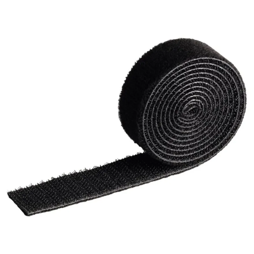 DURABLE CAVOLINE GRIP 10 - rouleau attache-câble auto-agrippant - 1m x 2cm - noir