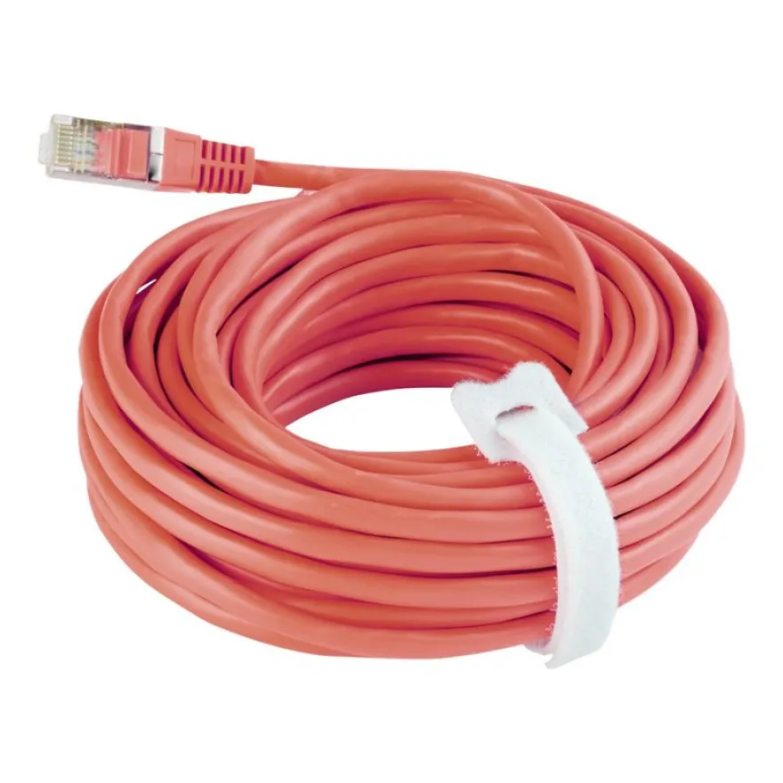DURABLE CAVOLINE Grip Tie - 5 attaches-câble auto-agrippant - 20cm x 1cm - blanc