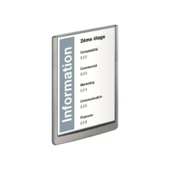 Durable Click Sign - Plaque de porte - A4 portrait