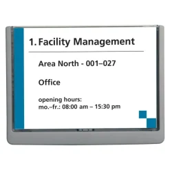 Durable Click Sign - Plaque de porte - A5 paysage