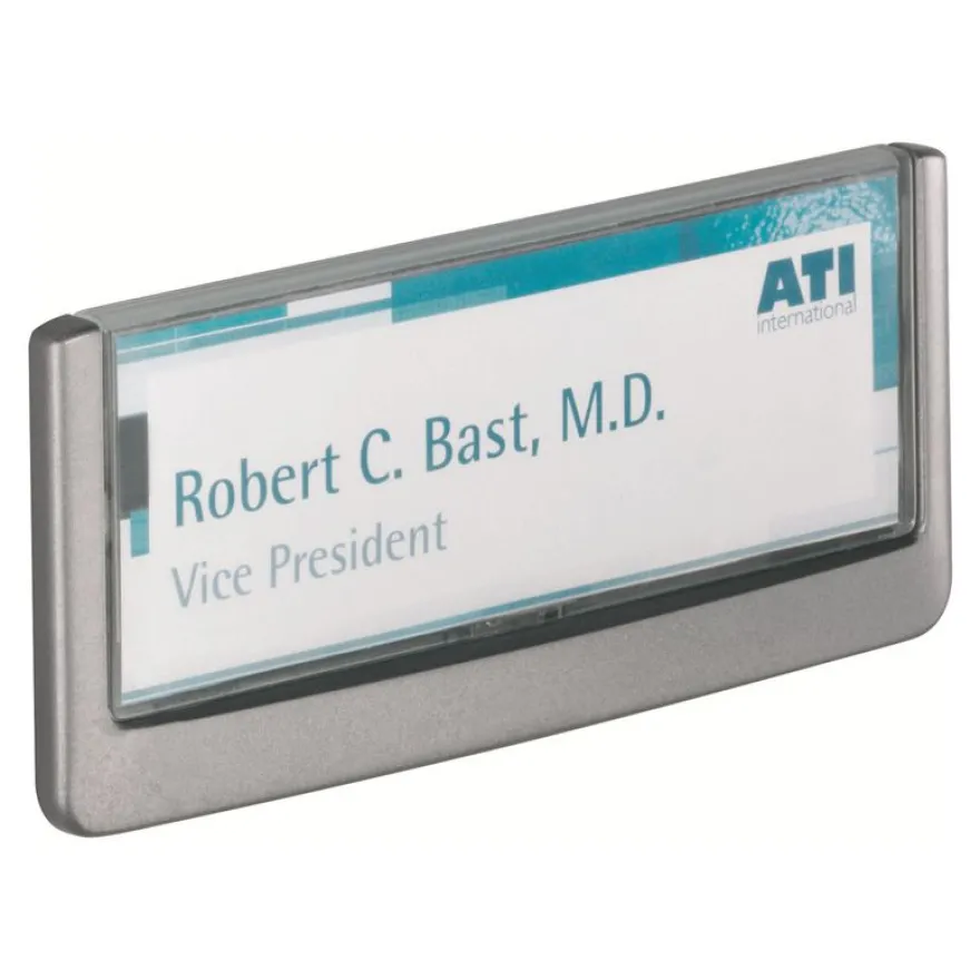 Durable Click Sign - Plaque de porte - format "Titre"