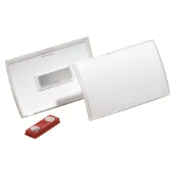 Durable Clickfold - 10 Portes badge pliables avec aimant - 54 x 90 mm