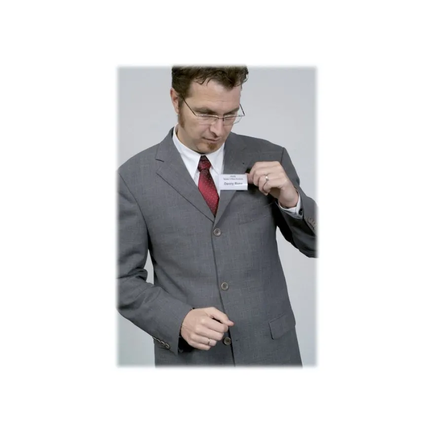 Durable Clickfold - 10 Portes badge pliables avec aimant - 54 x 90 mm