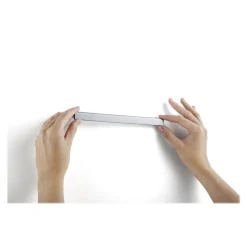 Durable Durafix - 5 Barres d'affichage adhésives 210 mm - argent métallisé - pour documents A4 portrait ou A5 paysage