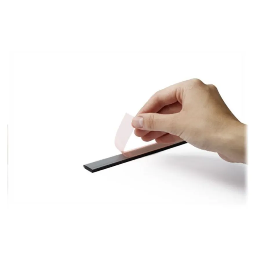 Durable Durafix - 5 Barres d'affichage adhésives 210 mm - noir - pour documents A4 portrait ou A5 paysage