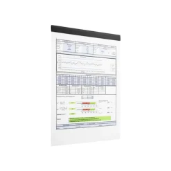 Durable Durafix - 5 Barres d'affichage adhésives 210 mm - noir - pour documents A4 portrait ou A5 paysage