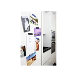 Durable Durafix - 5 Clips d'affichage adhésif 60 mm - argent métallisé