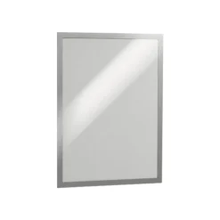 Durable Duraframe - 2 Cadres d'affichage adhésif repositionnable - A3 - argent
