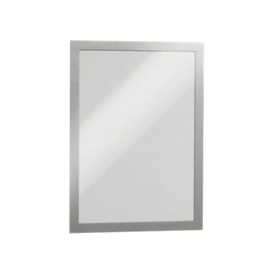 Durable Duraframe - 2 Cadres d'affichage adhésif - A4 - argent