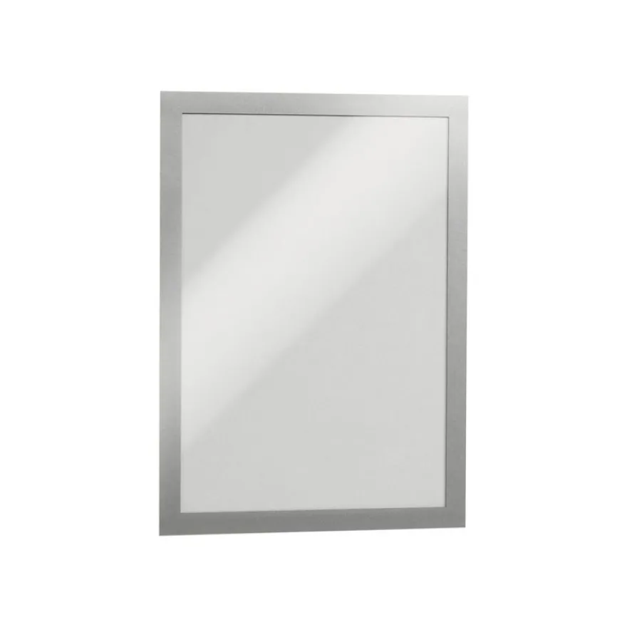 Durable Duraframe - 2 Cadres d'affichage adhésif - A4 - argent