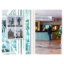 Durable Duraframe - Cadre d'affichage adhésif repositionnable - A4 - argent