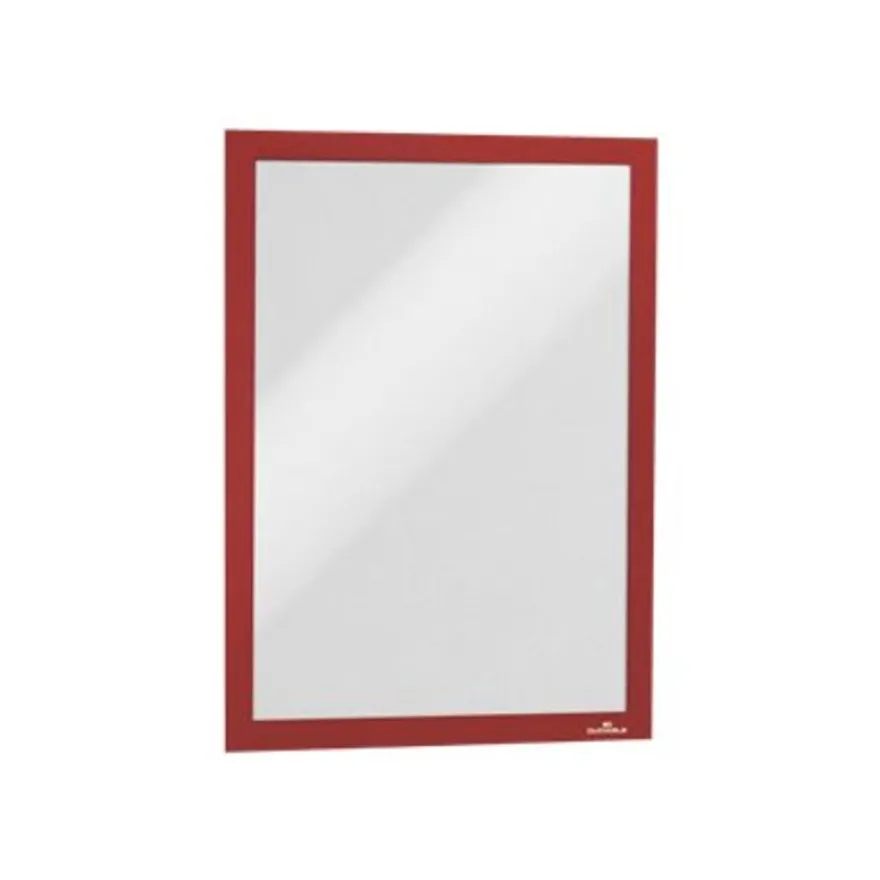 Durable Duraframe - Cadre d'affichage adhésif - A4 - rouge