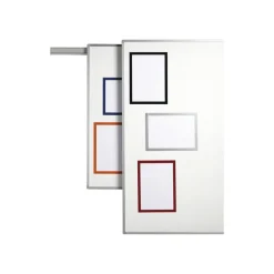 Durable Duraframe Magnetic - 5 Cadres d'affichage magnétiques - A4 - noir - pour surfaces métalliques