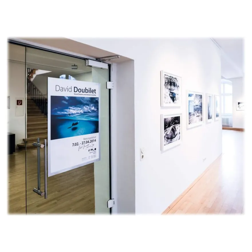 Durable Duraframe Poster - Cadre d'affichage adhésif - A1 - argent