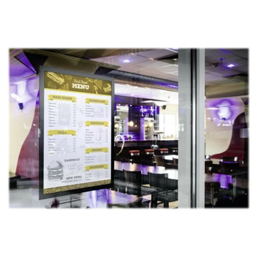 Durable Duraframe Poster Sun - Cadre d'affichage vitrostatique - A3 - noir