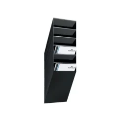 Durable Flexiboxx - Présentoir mural porte-document - 6 cases A4 portrait - noir