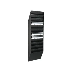 Durable Flexiboxx - Présentoir mural porte-document - 12 cases A4 paysage - noir