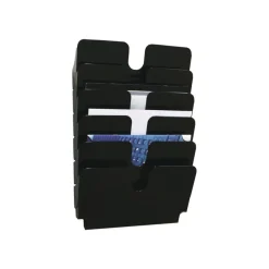 Durable Flexiplus - Trieur mural porte-document - 6 cases A4 horizontal - noir
