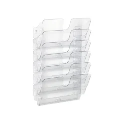 Durable Flexiplus - Trieur mural porte-document - 6 cases A4 horizontal - transparent