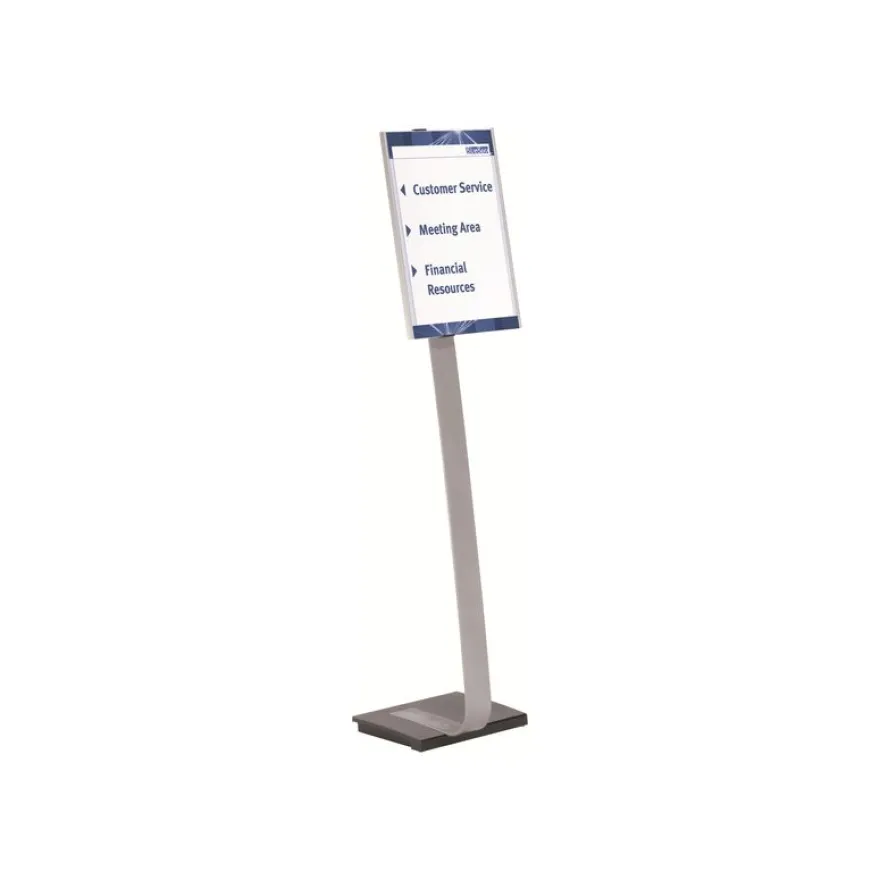 Durable Info Sign - Présentoir sur pied - support d'information A3
