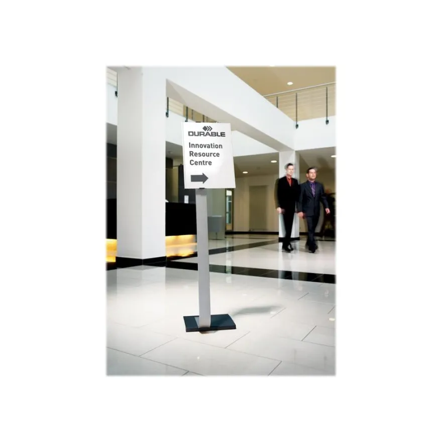 Durable Info Sign - Présentoir sur pied - support d'information A3