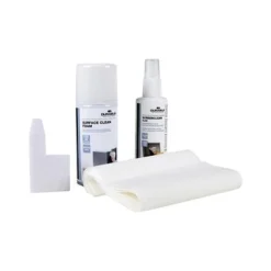 Durable PC Cleaning Kit - Kit de nettoyage (1 mousse nettoyante + 1 solution desinfectante + 10 chiffons absorbants) pour clavier et moniteur