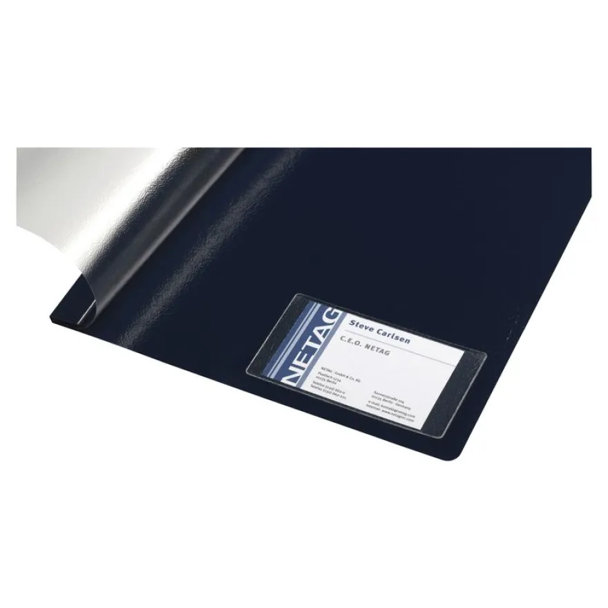 DURABLE POCKETFIX - 10 Porte-étiquettes adhésives - 65 x 105 mm - transparent