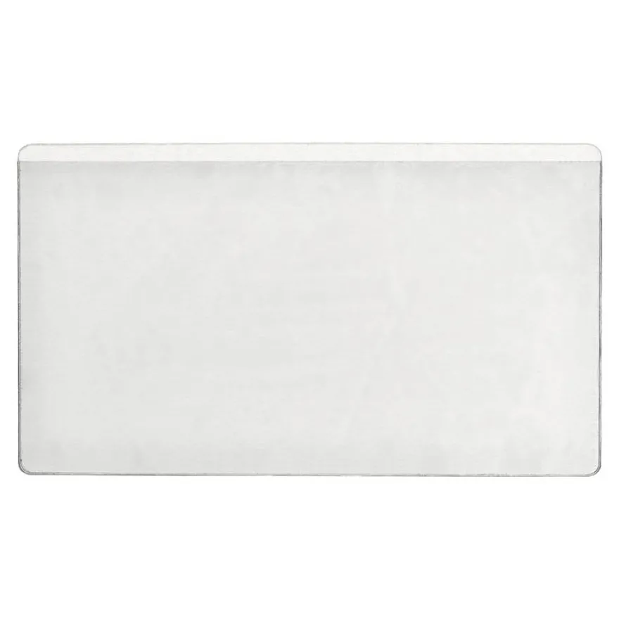 DURABLE POCKETFIX - 10 Porte-étiquettes adhésives - 65 x 105 mm - transparent