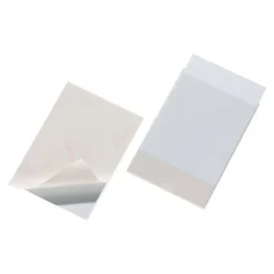 DURABLE POCKETFIX - 10 Porte-étiquettes adhésives - 105 x 148 mm - transparent